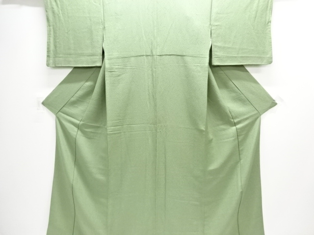 氷割れ模様織り出し色無地着物